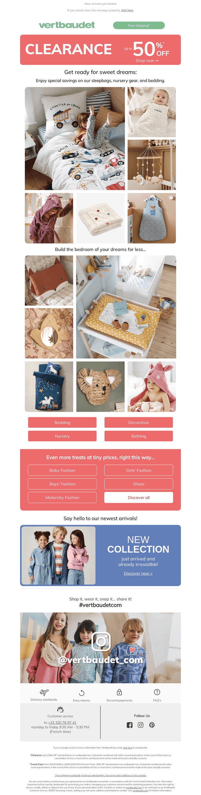 🛌Up to 50% off* Home & Nursery