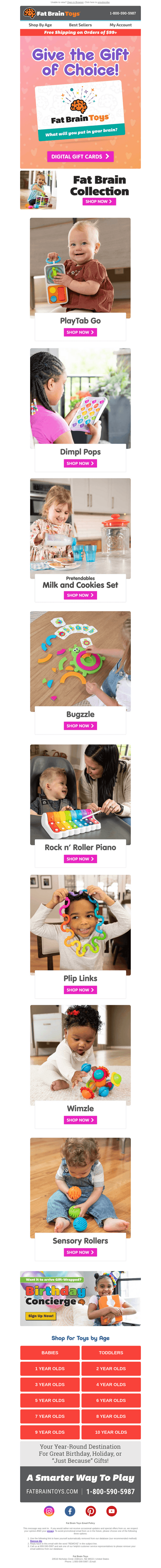 Fat Brain Toys email from Tue, Feb 10, 2026