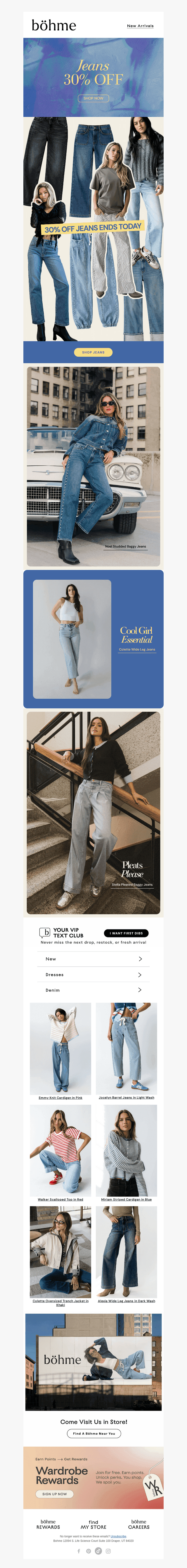 🚨 LAST DAY – 30% OFF JEANS