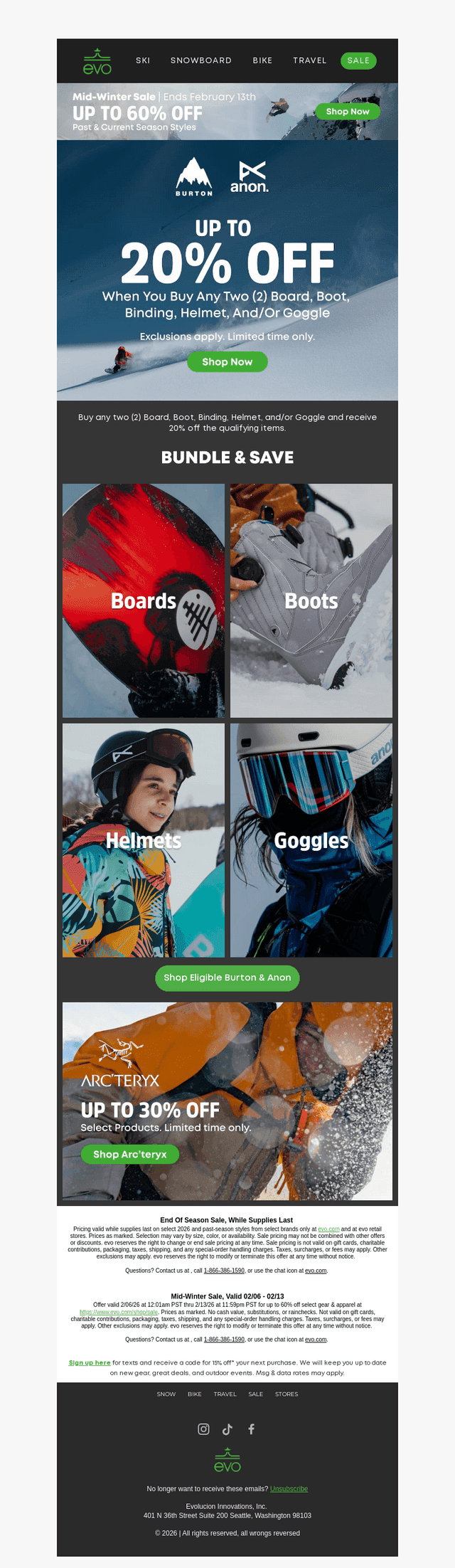 Burton & Anon Bundle: Buy 2, Get 20% Off