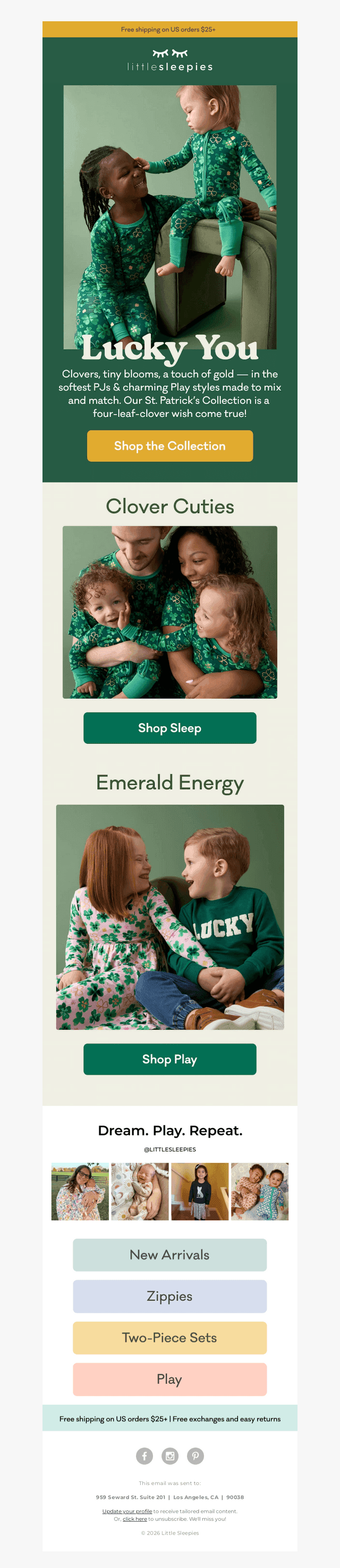 Little Sleepies email from Tue, Feb 10, 2026