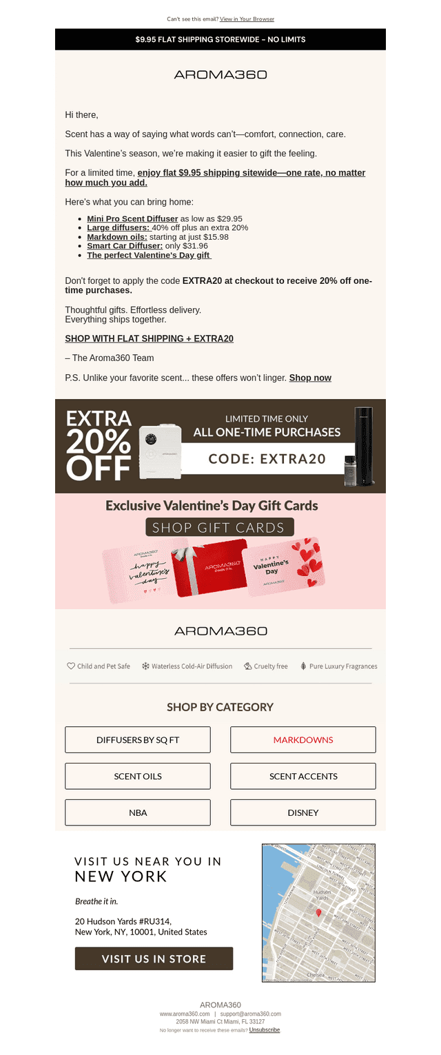 Shop Now: Flat $9.95 Shipping!