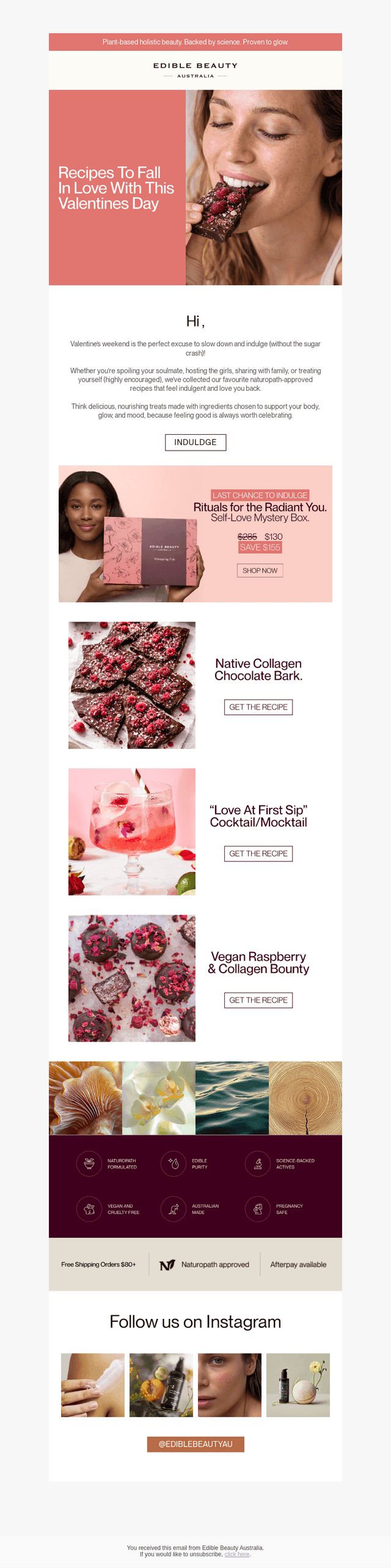 Edible Beauty Australia email from Tue, Feb 10, 2026