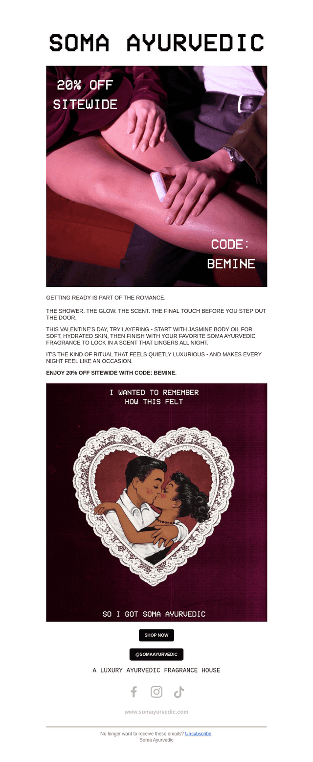 Soma Ayurvedic email from Tue, Feb 10, 2026