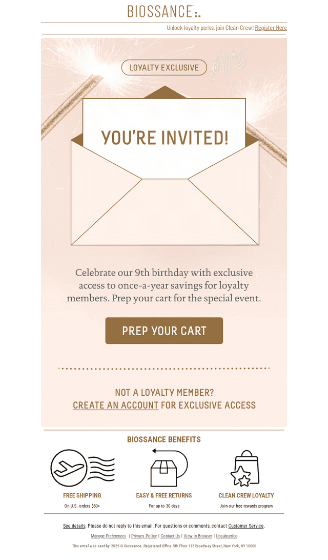 BIOSSANCE email from Tue, Feb 10, 2026