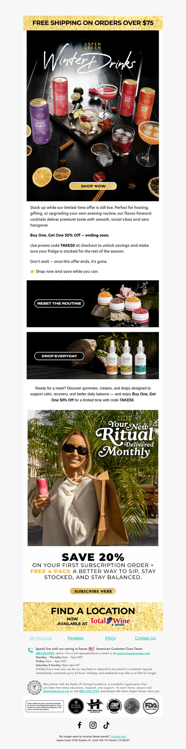 Aspen Green email from Wed, Feb 11, 2026