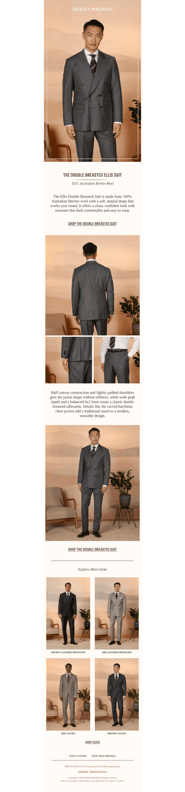 The Double Breasted Ellis Suit