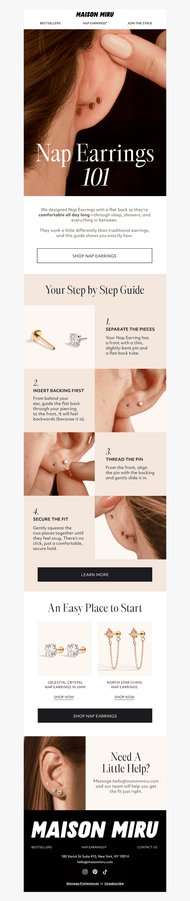 New to Nap Earrings?