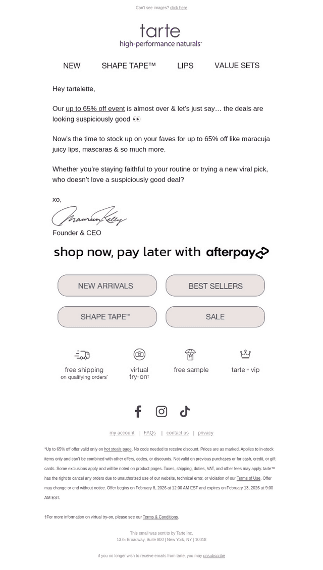 UP TO 65% OFF