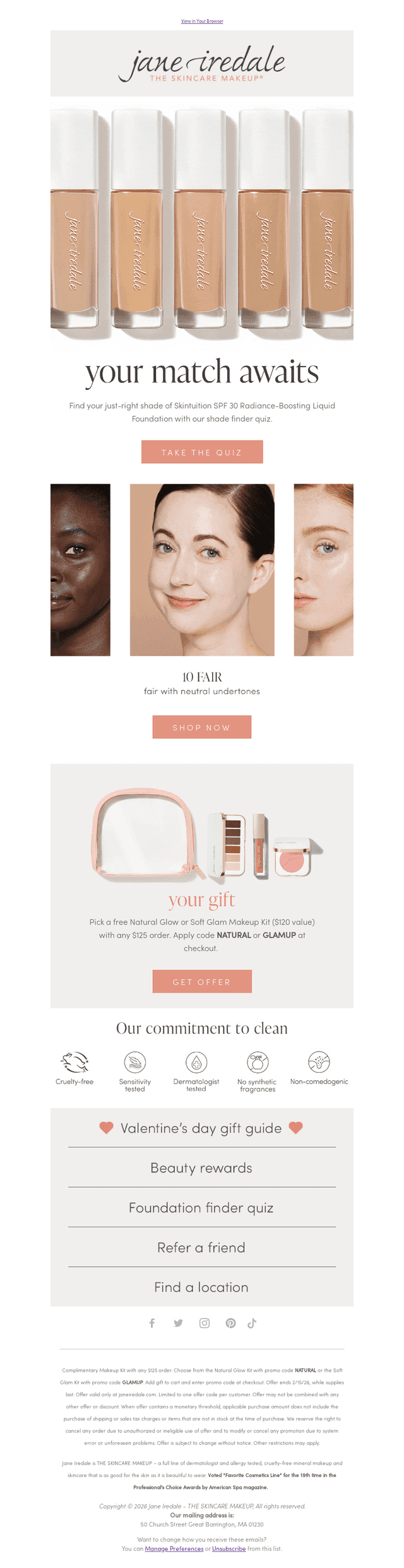 We've got your just-right shade
