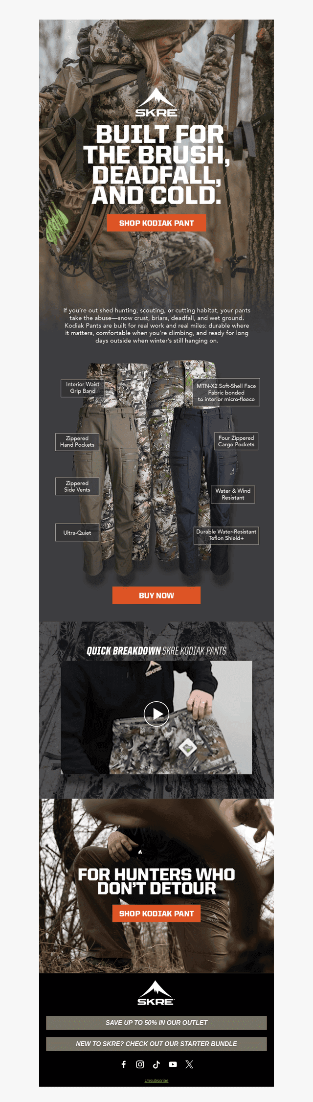 Kodiak Pants: Built for Brush, Deadfall, and Cold