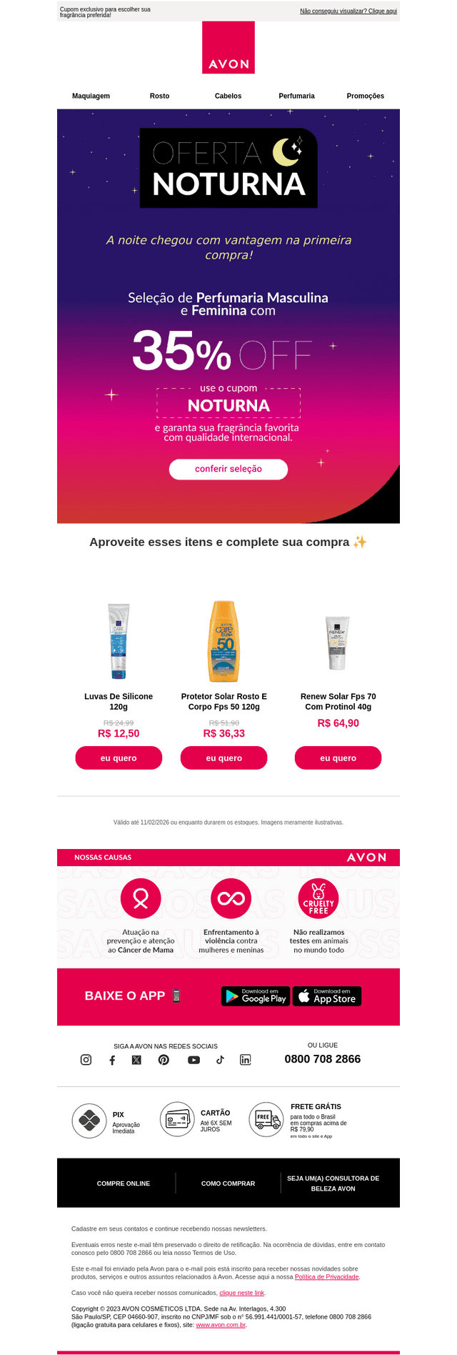 Perfume-se com a Oferta Noturna 🌹