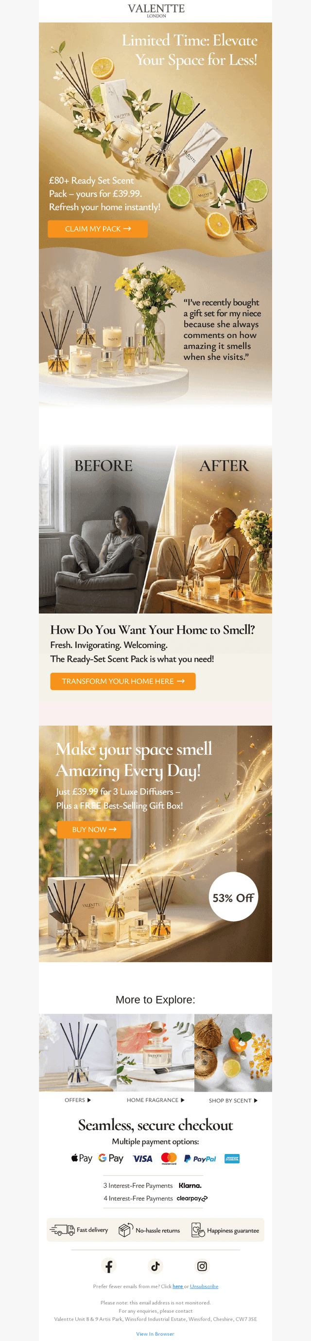 Ready, Set, Scent your whole home! 🎊