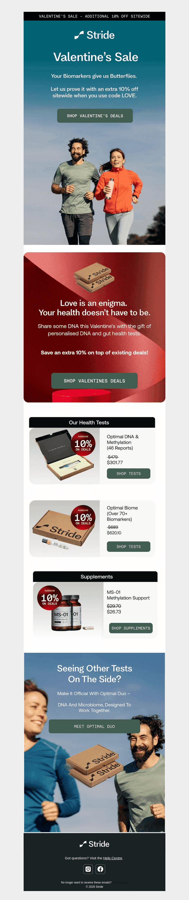 Stride Software email from Thu, Feb 12, 2026