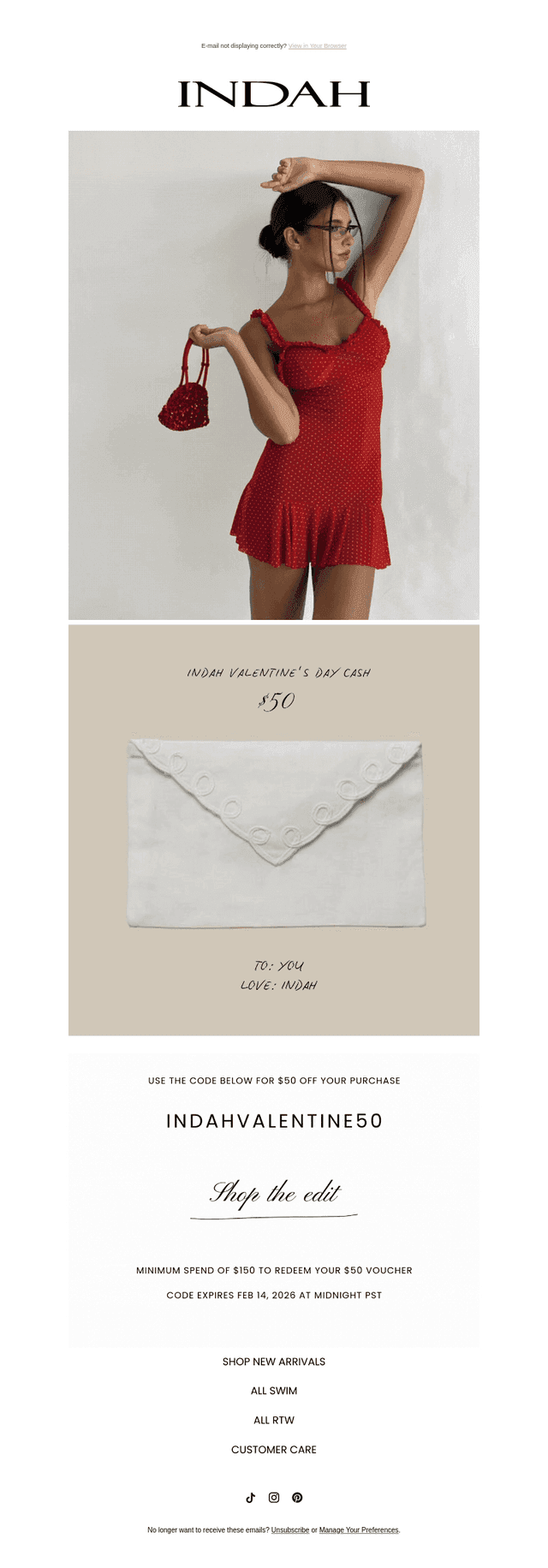 Your Valentine's $50 💋