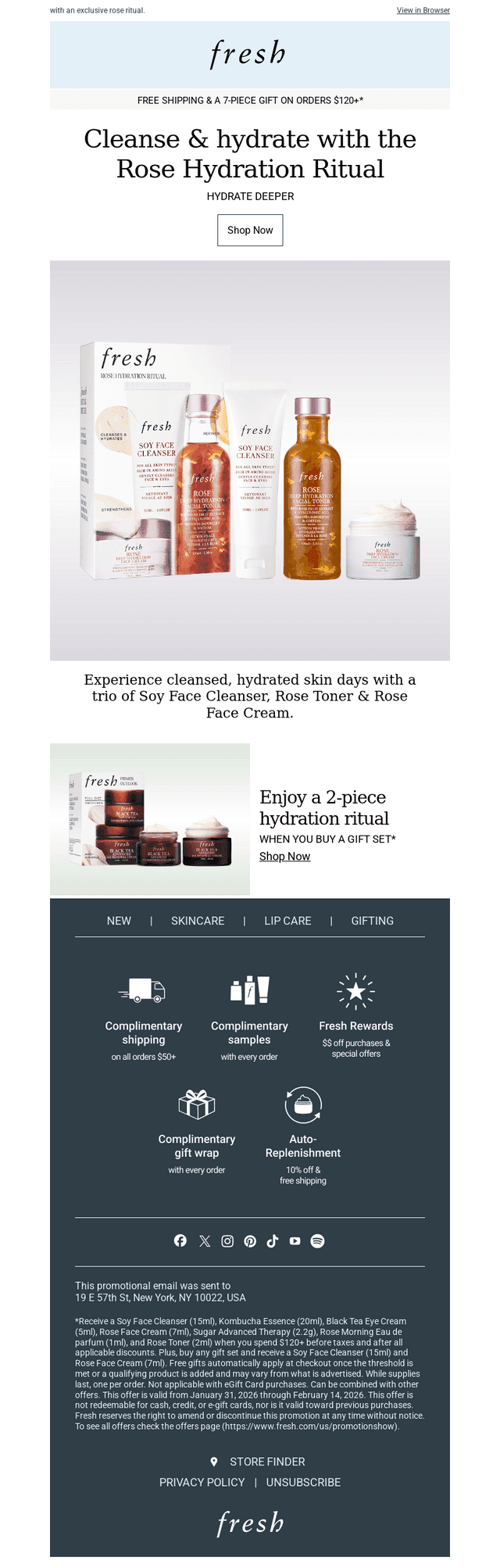 Drench skin in hydration