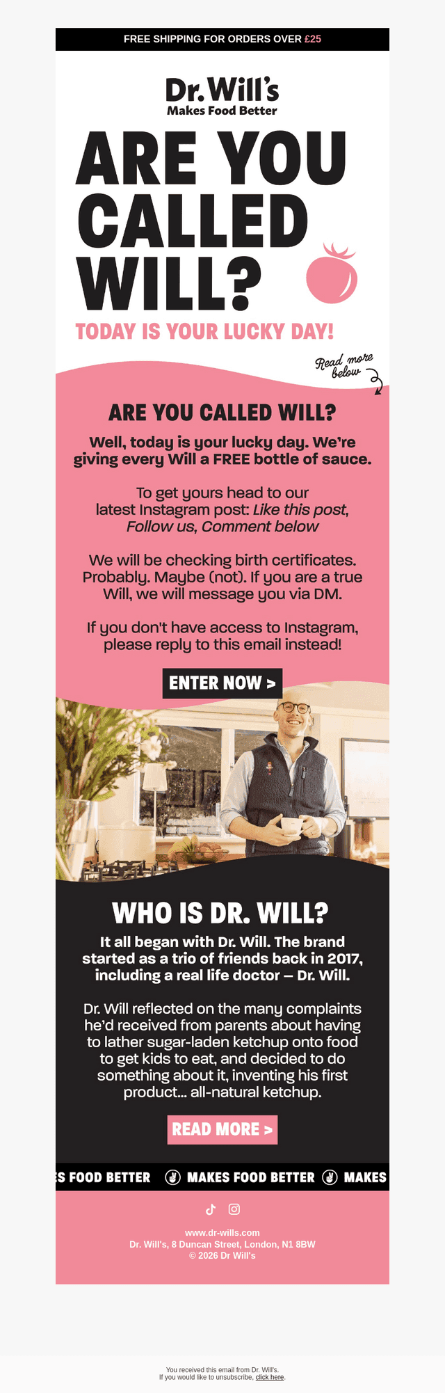 Are you called Will? 🤔