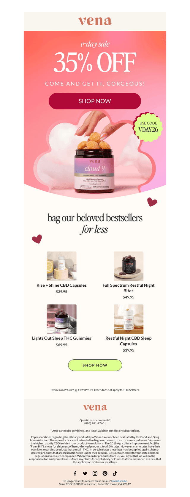 Valentine's Special: 35% Off Sitewide 🌹