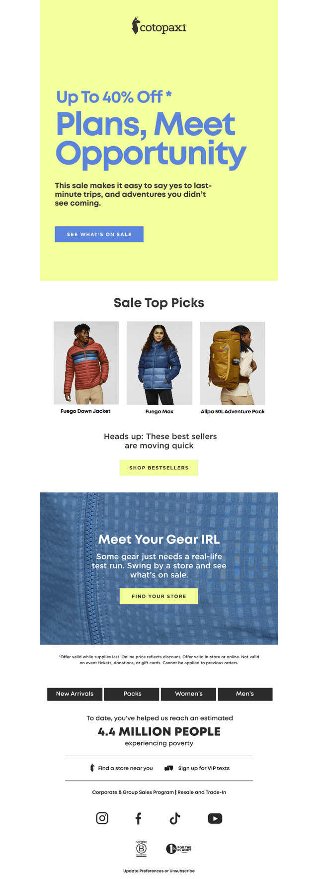 40% Off Sale is On