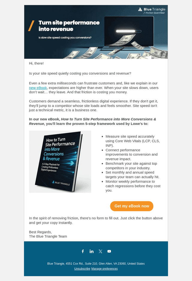 Turn your site performance into more revenue