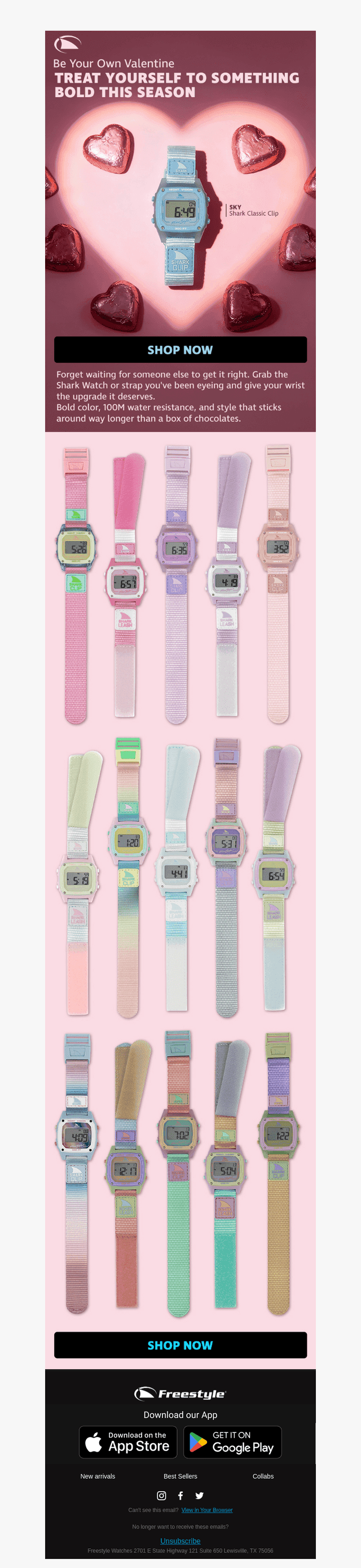 Freestyle Watches email from Thu, Feb 12, 2026