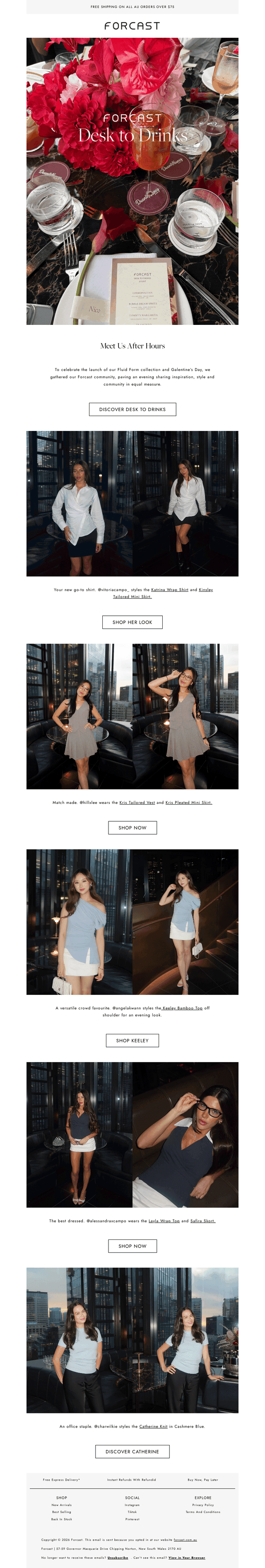 Desk to Drinks | An Evening With FORCAST