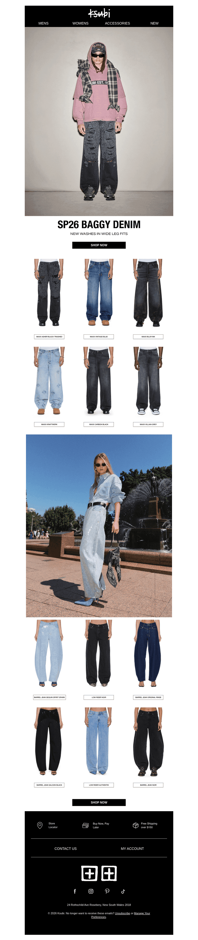 ++ SP26 BAGGY DENIM ++