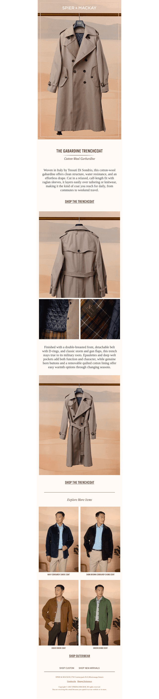 The Classic Trenchcoat