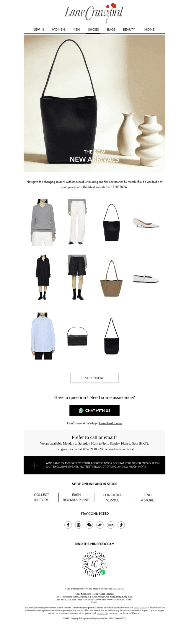 Just In: THE ROW’s Essential Silhouettes