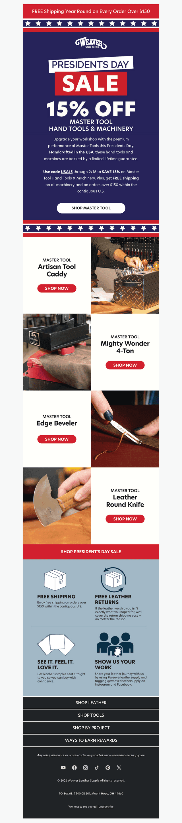 Ready for an upgrade? Get 15% Off Master Tool