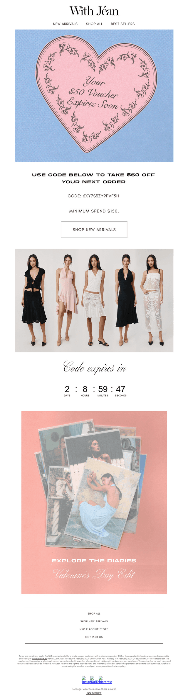 YOUR $50 GIFT EXPIRES SOON