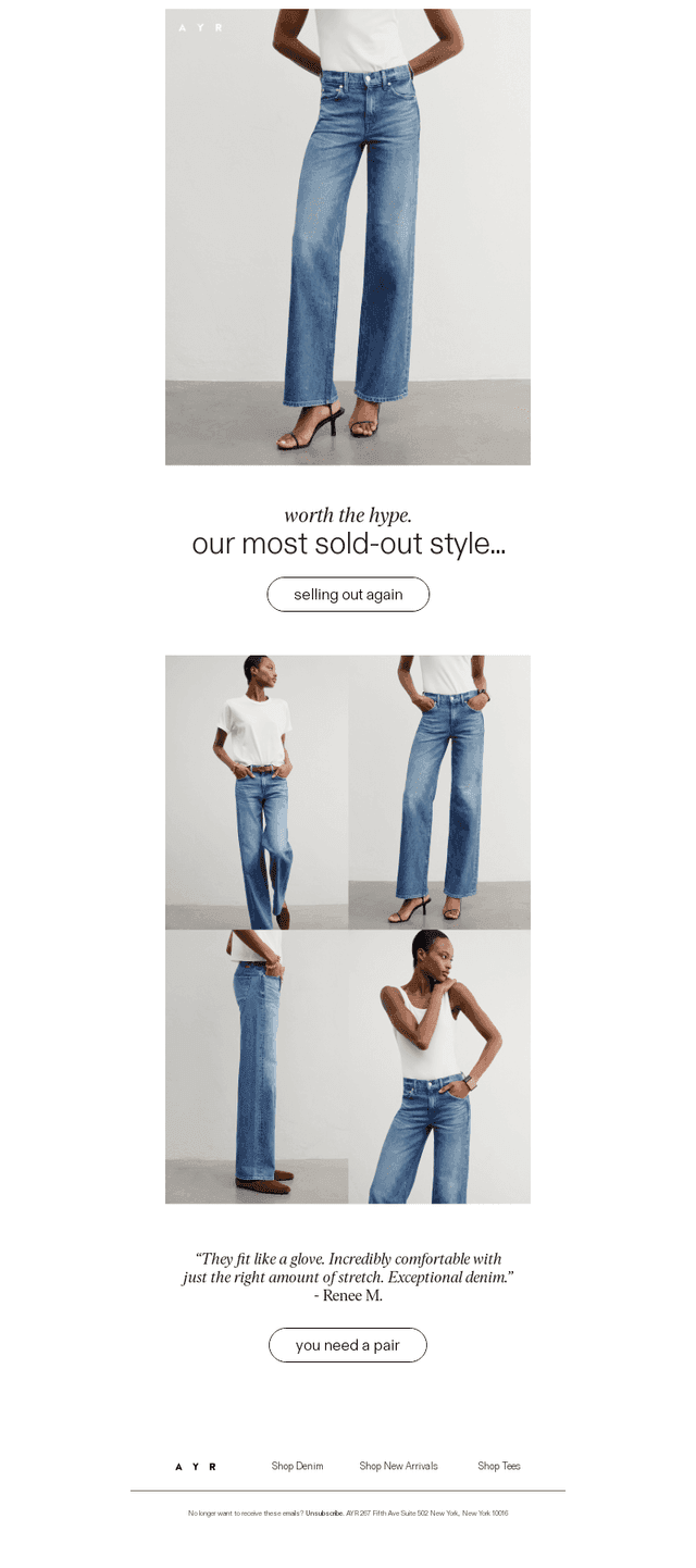 “INTERNET FAMOUS JEANS” - Harper’s Bazaar