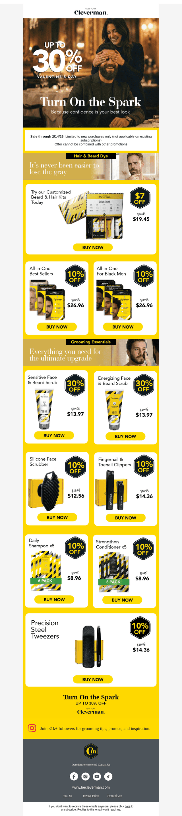 Cleverman email from Fri, Feb 13, 2026