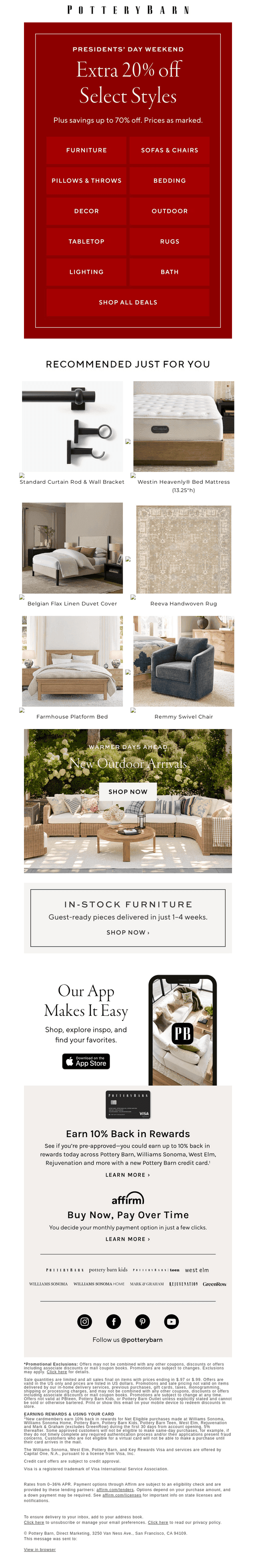 EXTRA 20% OFF CLEARANCE + UP TO 70% OFF
