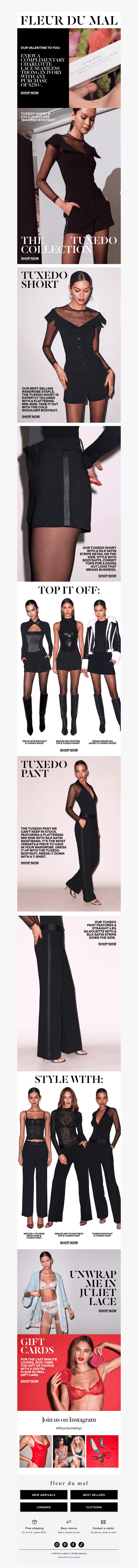 Fleur du Mal email from Sat, Feb 14, 2026