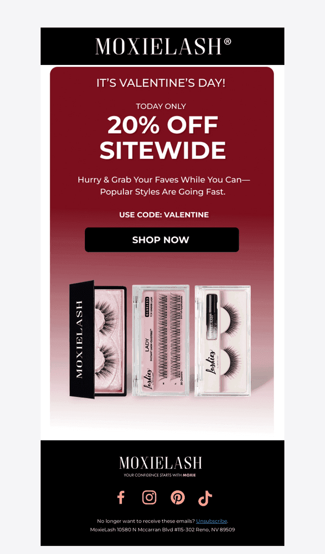 Today Only: 20% Off Sitewide 💖
