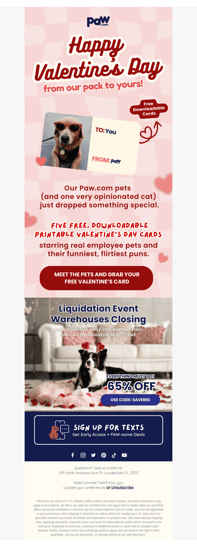 Paw.com email from Sat, Feb 14, 2026