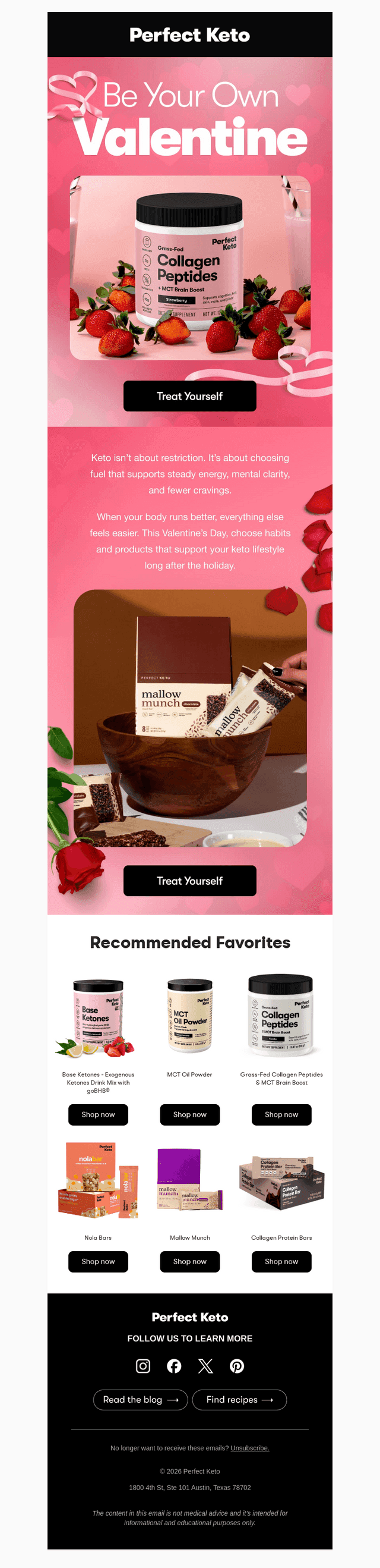 Perfect Keto email from Sat, Feb 14, 2026