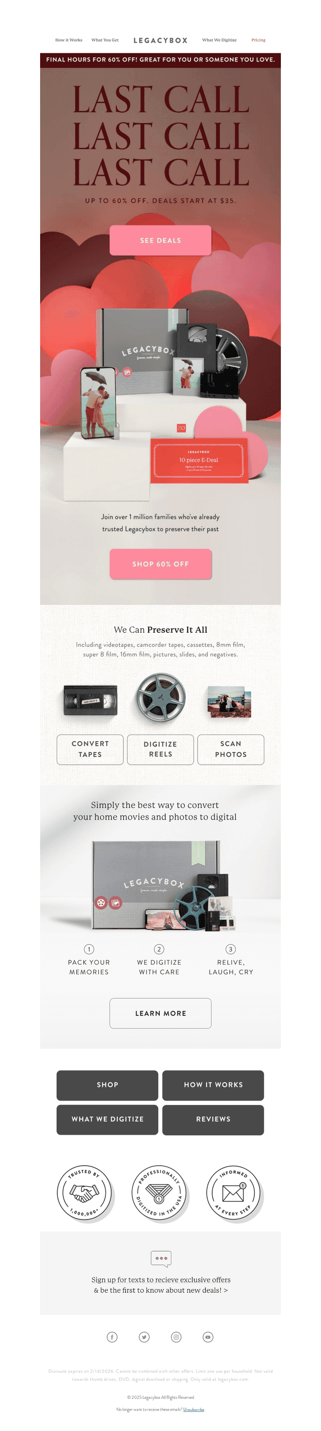 Legacybox email from Sat, Feb 14, 2026