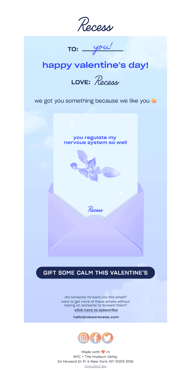 some valentine's day calm ❤️