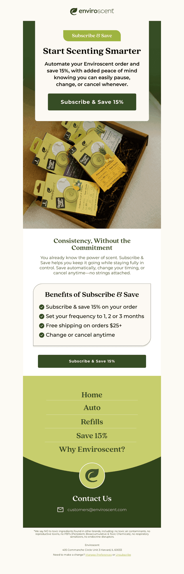 Subscribe in Seconds, Scent for Weeks