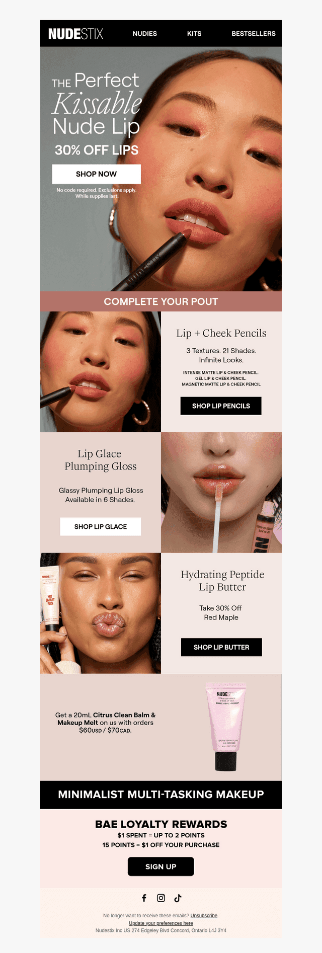 LAST CALL: 30% OFF LIPS
