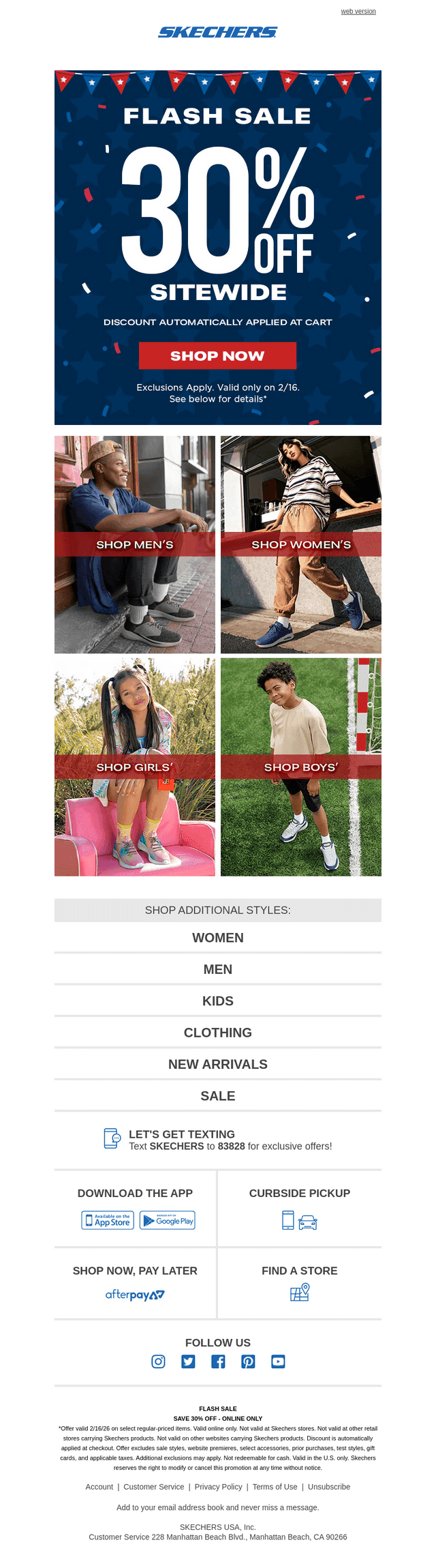 30% Off Starts Now!