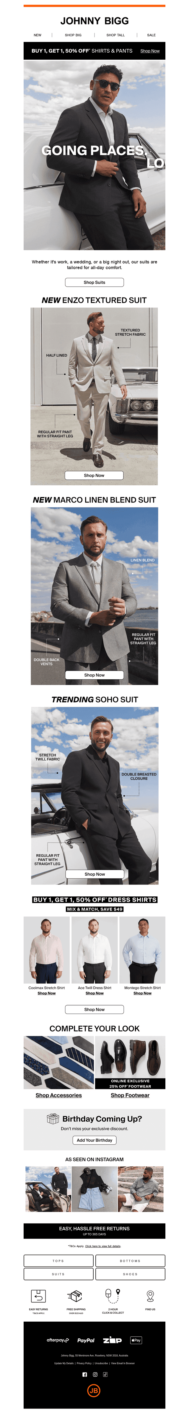 Just Landed: NEW Suits
