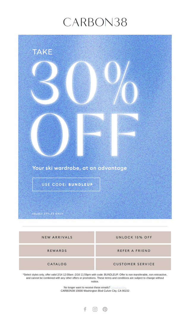 LAST CHANCE – 30% off