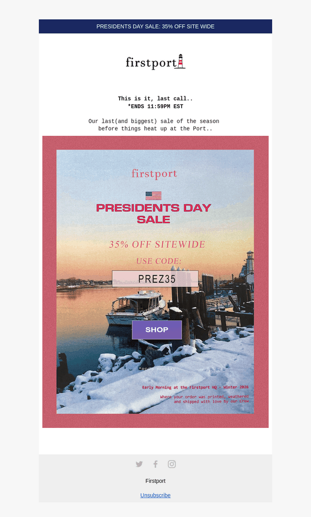Final Hours: 35% Off Sitewide