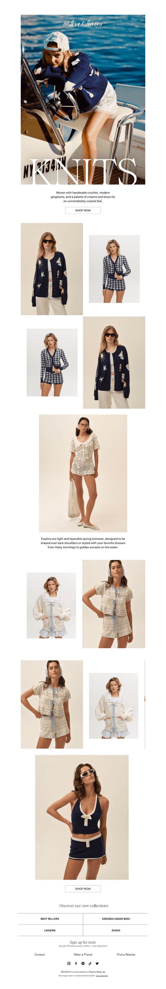 Just In: Spring Knitwear