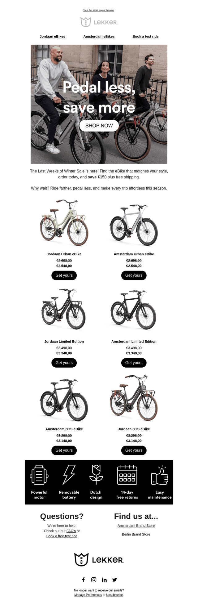 Pedal Less, Save More