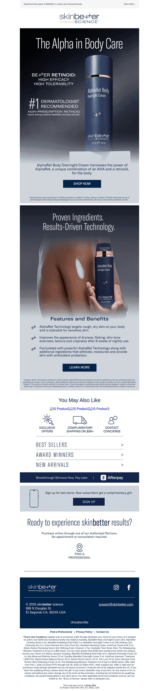 Improve Body Skin Hydration and Texture
