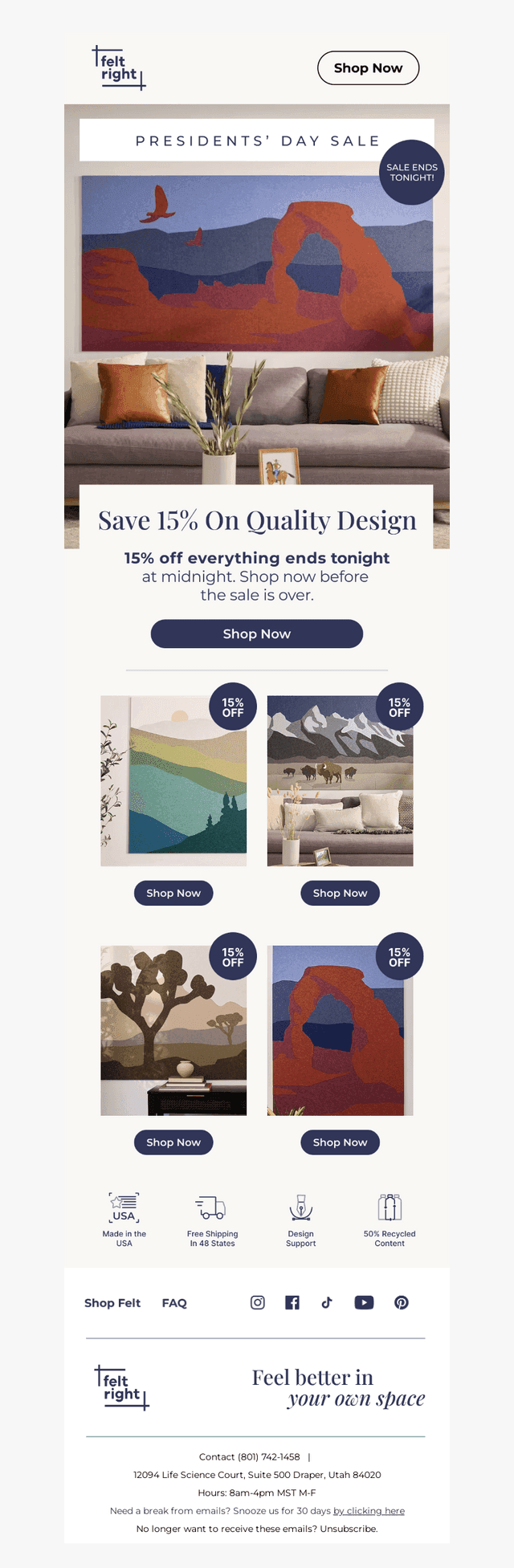 🚨 15% Off Ends Tonight 🚨